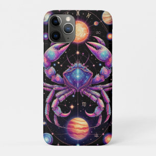 Hemelse Dierenriemkunst met een Kosmische Kanker Case-Mate iPhone Case