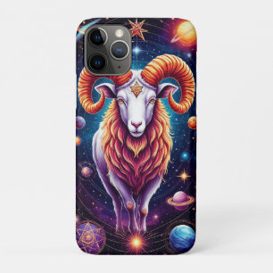 Hemelse Dierenriemkunst met een Kosmische Ram Case-Mate iPhone Case