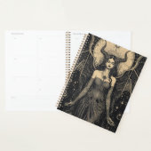 Hemelse Donkere Engel Kunstprint | Occulte Godin I Planner (Display)