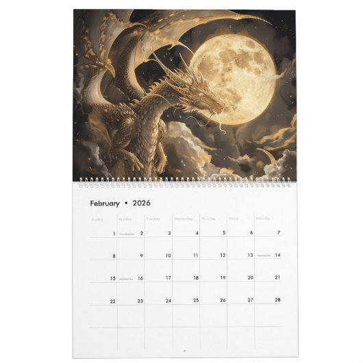 Hemelse Draak Kalender! Kalender (Feb 2026)