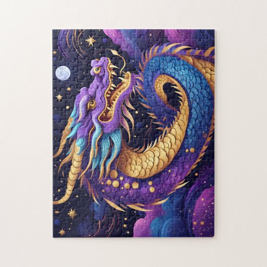 hemelse draak puzzel (Verticaal)