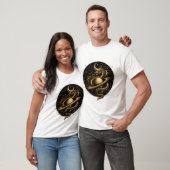 Hemelse Draak Saturnus Fantasie Ruimte Kunst T-shirt (Unisex)