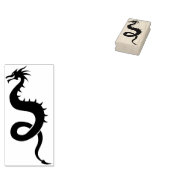 hemelse draken kunststempel rubberstempel (Gestempeld)