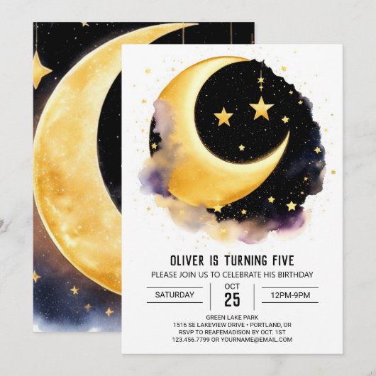 Hemelse dromen Verjaardag Kaart (Voorkant / Achterkant)