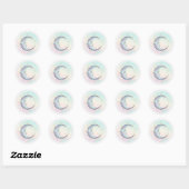 Hemelse Dromer: De Mystieke Maan Sticker (Vel)