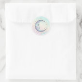 Hemelse Dromer: De Mystieke Maan Sticker (Tas)