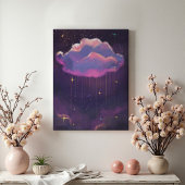 Hemelse Dromerige Wolk Muurkunst Canvas Afdruk