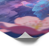 Hemelse Droom De Kosmische Walvis Poster (Hoek)