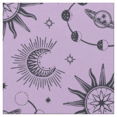 Hemelse droom lila en zwart stof (Close Up)
