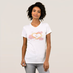 Hemelse Droomhart - Halve Maan en Wolk T-shirt