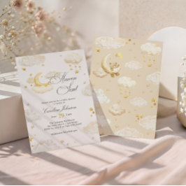 Hemelse Droomhemel Baby Shower Kaart