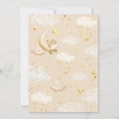 Hemelse Droomhemel Baby Shower Kaart (Achterkant)