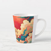 Hemelse Droomlandschap | Op maat Latte Mok (Rechts)