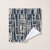 Hemelse echo's in doek Shibori Japans Bad Handdoek (Wasdoekje)