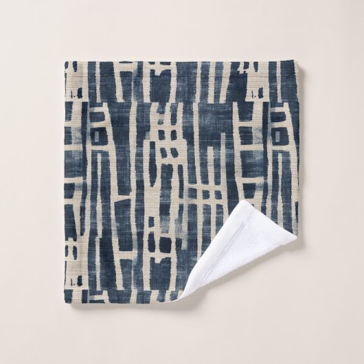 Hemelse echo's in doek Shibori Japans Bad Handdoek (Wasdoekje)