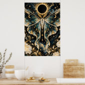 Hemelse Eclips Mot Poster (Keuken)