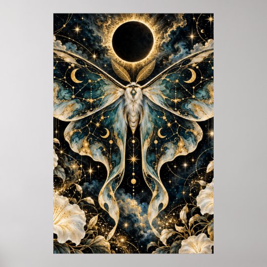 Hemelse Eclips Mot Poster (Voorkant)