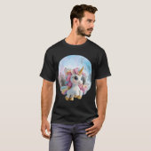 Hemelse Eenhoorn vriend jongen T-shirt (Voorkant volledig)