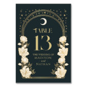 Hemelse Elegante Arch Art Nouveau bruiloft Kaart (Achterkant)