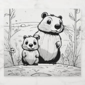 hemelse ellixen sparkling wijnetiket (Enkel label)