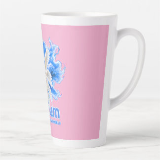 Hemelse Elysium Bewakersengel Vleugels Pop Art Latte Mok