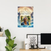 Hemelse en engelachtige viering van het leven foto poster (Thuiskantoor)