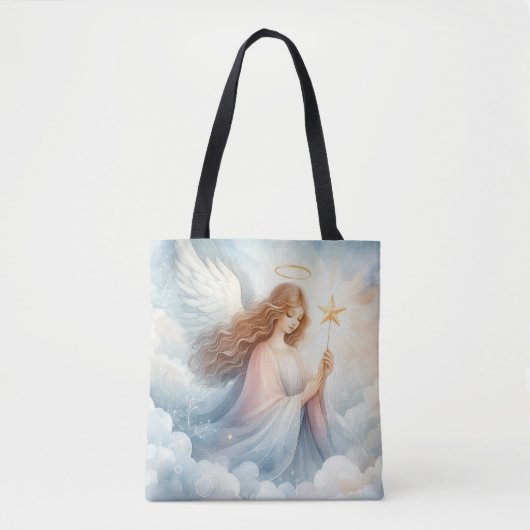 Hemelse Engel Boodschappentas Tote Bag (Voorkant)
