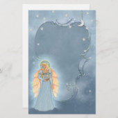 hemelse engel briefpapier (Voorkant / Achterkant)