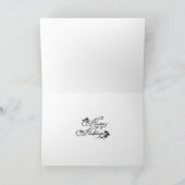 hemelse engel feestdagen kaart (Binnen)