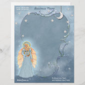 hemelse engel gepersonaliseerd briefhoofd (Voorkant / Achterkant)