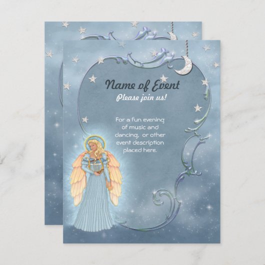 hemelse engel save the date (Voorkant / Achterkant)