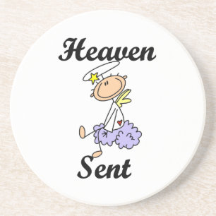 Hemelse engel T-shirts en cadeaus Zandsteen Onderzetter