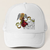 Hemelse Engel van het Licht Trucker Pet (Voorkant)