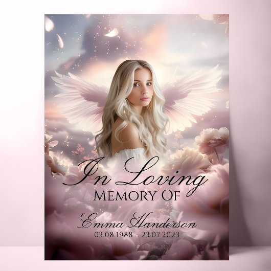 Hemelse Engel van Licht Gedenkteken Poster