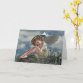 Hemelse Engel - Wenskaart Kaart (Gele Bloem)