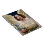 Hemelse  engel + witte lelies Notitieboek (Rechterzijde)