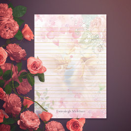 Hemelse Engelen bekleed met monogram Post-it® Notes