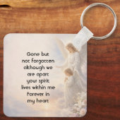 Hemelse Engelen Herdenkingsgebed Geschenk Sleutelhanger (Achterkant)