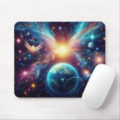 Hemelse Engelen op een Mousepad Muismat (Met muis)