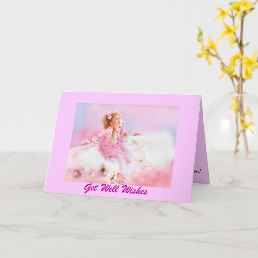 Hemelse Engelen... worden snel beter Kaart (Gele Bloem)