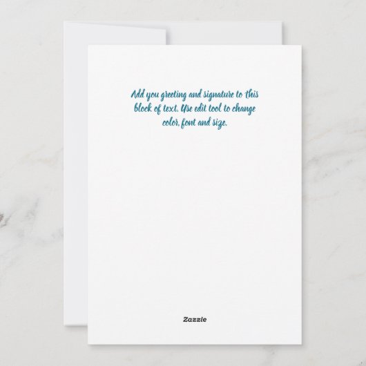 Hemelse engelenmuzikanten kerstkaart (Achterkant)