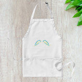 Hemelse engelenvleugels met sprankelende sterren standaard schort