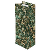 Hemelse Equinox – Mythische Eenhoorn Wijn Cadeautas (Achterkant Gekanteld)