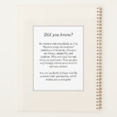 Hemelse Fantasie Zodiac symbool Vissen Verjaardag Planner (Achterkant)