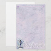 Hemelse Fee Maan Sterren 'Geloof' Briefpapier (Voorkant / Achterkant)