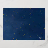 Hemelse Folie Sterren Maid of Honor Voorstel Kaart (Achterkant)