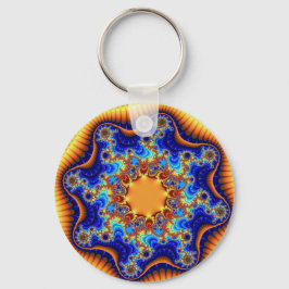 Hemelse Fractalscope Sleutelhanger