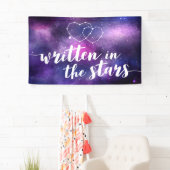 Hemelse Galaxy Bruiloft Geschreven In De Sterren Spandoek (Insitu)