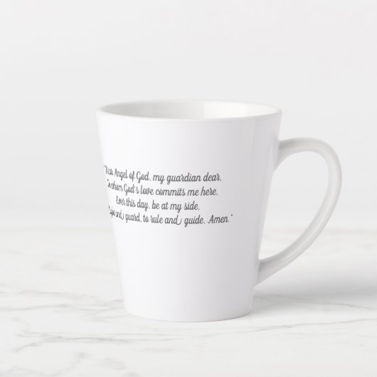 hemelse geest-engel latte mok (Rechts)