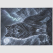 Hemelse Geest Wolf Decoupage Tissuepapier (Voorkant)